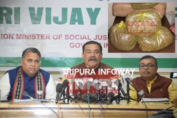 'After Terrorism, Addiction is the biggest Threat for Nation' : Union Social Welfare Minister expresses concerns about Tripura's increasing Ganja Productions